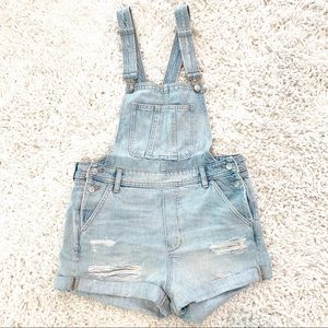 Divided Denim Overall Shorts